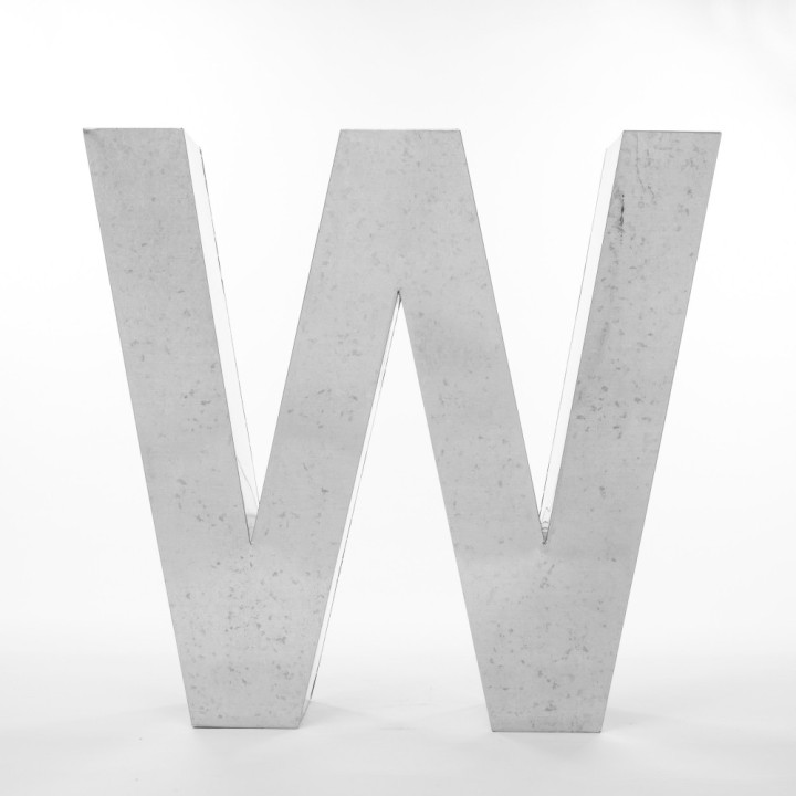 Seletti - Metalvetica 100 Dekobuchstabe - W Seletti - Metalvetica 100 Dekobuchstabe - W