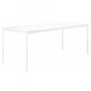 Muuto - Base Tisch mit ABS-Kante - Weiß (160 x 80 cm)