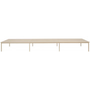 Muuto - Linear System Tisch Configuration 3 - Eichenfurnier (Gestell: Eiche)