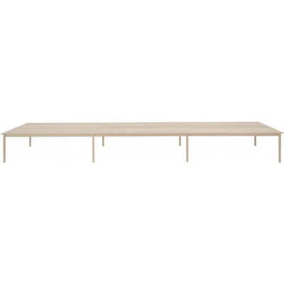 Muuto - Linear System Tisch Configuration 3 - Eichenfurnier (Gestell: Eiche) Muuto - Linear System Tisch Configuration 3 - Eichenfurnier (Gestell: Eiche)