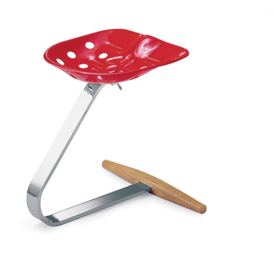 Zanotta - Mezzadro Hocker - Schwarz Zanotta - Mezzadro Hocker - Schwarz