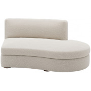 New Works - Coda Modulsofa gebogenes Open-End-Modul - Rechts (Modul 42) | Spacedust (Zinc Drake Z699/02)