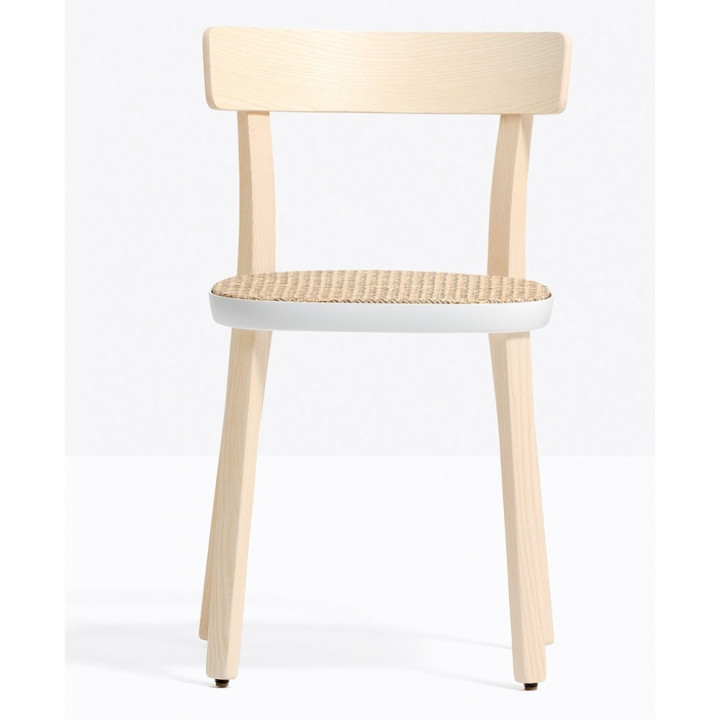 Pedrali - Folk 2920 Stuhl - Wiener Geflecht-Weiß / Esche Pedrali - Folk 2920 Stuhl - Wiener Geflecht-Weiß / Esche