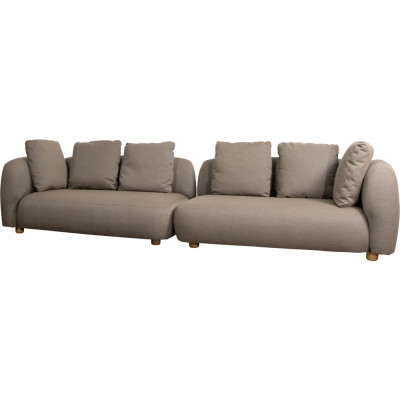 Cane-line - Capture 2 x Sofa 2-Sitzer rechts & links - Taupe Cane-line - Capture 2 x Sofa 2-Sitzer rechts & links - Taupe