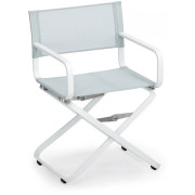 Weishäupl - Ahoi Klappsessel - Taupe (Acryltuch) | Grau-Metallic