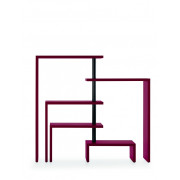 Zanotta - Joy Drehregal - Bordeaux | 132 cm (5 Platten)