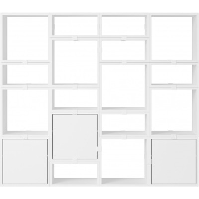 Muuto - Stacked Storage System Bücherregal Konfiguration 4 - Weiß Muuto - Stacked Storage System Bücherregal Konfiguration 4 - Weiß