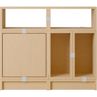 Muuto - Stacked Storage System Büroregal Konfiguration 5 - Eiche Muuto - Stacked Storage System Büroregal Konfiguration 5 - Eiche