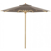 Weishäupl - Klassiker Sonnenschirm Ø250 cm mit Flaschenzug - Taupe (83) | mit Schutzhülle