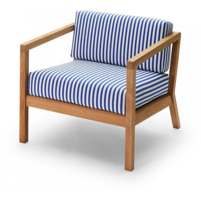 Skagerak - Virkelyst Stuhl - Blaue Streifen Skagerak - Virkelyst Stuhl - Blaue Streifen