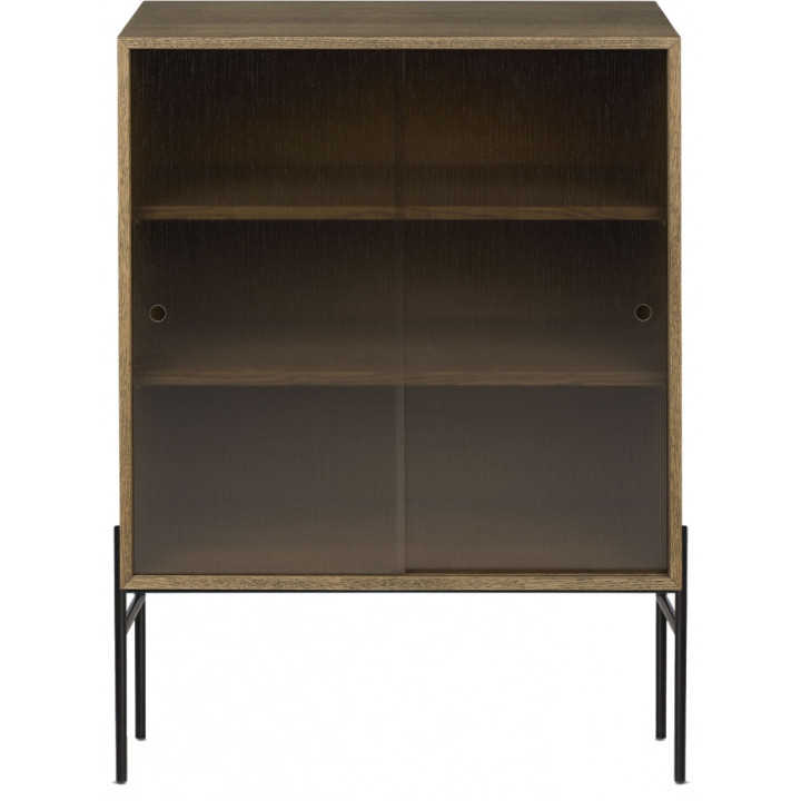 Northern - Hifive Glas Schrank 75 - Hoch / Eiche geräuchert Northern - Hifive Glas Schrank 75 - Hoch / Eiche geräuchert