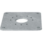 Glatz - Montageplatte M4/ M8 mit Drehfuß M4 - Anthrazit