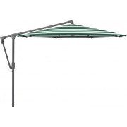 Glatz - Sunwing Casa Sonnenschirm Ø300cm anthrazit - Green Stripe 589 (Kategorie 5)