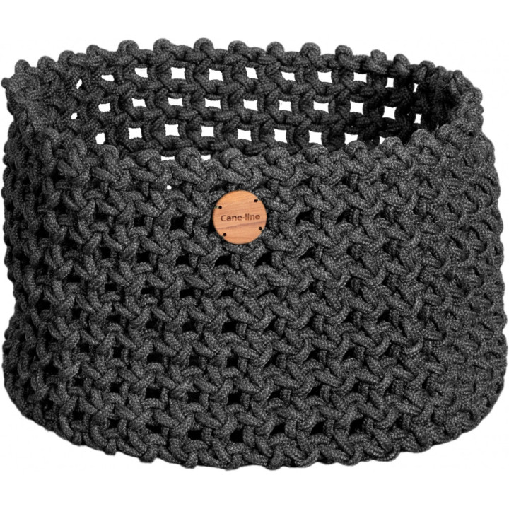 Cane-line - Soft Rope Korb -  groß - Dunkelgrau (5136) Cane-line - Soft Rope Korb -  groß - Dunkelgrau (5136)