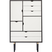 Andersen Furniture - S5 Highboard - Alpino (Weiß) - Eiche Schwarz