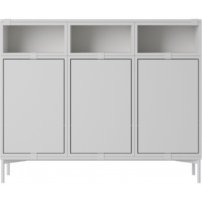 Muuto - Stacked Storage System Sideboard Konfiguration 3 - Grau Muuto - Stacked Storage System Sideboard Konfiguration 3 - Grau