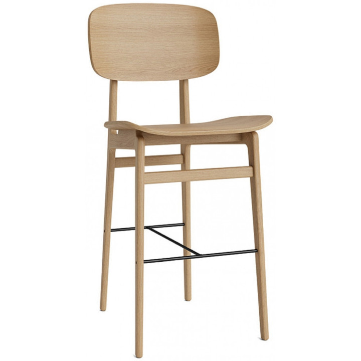 Norr11 - NY11 Thekenstuhl mit Rückenlehne - Natur Norr11 - NY11 Thekenstuhl mit Rückenlehne - Natur