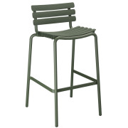 Houe - ReCLIPS Barhocker mit Rückenlehne - Olivgrün