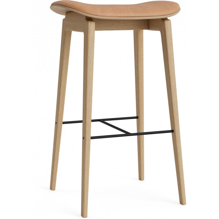Norr11 - NY11 Barstuhl mit Sitzpolsterung - Natur | Camel 21004 (Dunes) Norr11 - NY11 Barstuhl mit Sitzpolsterung - Natur | Camel 21004 (Dunes)