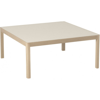 Muuto - Workshop Couchtisch Quadratisch - Eiche / Linoleum Grau Muuto - Workshop Couchtisch Quadratisch - Eiche / Linoleum Grau