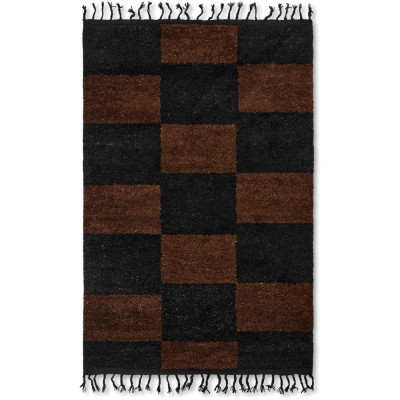 Ferm Living - Mara Teppich Chocolate - 120x180 cm Ferm Living - Mara Teppich Chocolate - 120x180 cm