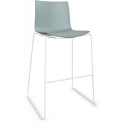 Arper - Catifa 46 0471 Barhocker einfarbig H 76cm - Petrol | Weiß