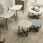 Mater - Lily Beistelltisch S - Dunkel (Coffee Waste)