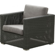 Cane-line - Chester Loungesessel - Graphit | Taupe (Natté)