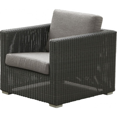 Cane-line - Chester Loungesessel - Graphit | Taupe (Natté) Cane-line - Chester Loungesessel - Graphit | Taupe (Natté)
