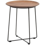 Kartell - Al Wood Beistelltisch Slatted Ash - Holz dunkel / Schwarz