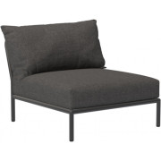 Houe - Level 2 Mittelelement / Lounge Sessel Dunkelgrau - Dark Grey (Basic)