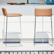 Jan Kurtz - Ragno Barhocker - Taupe / Chrom