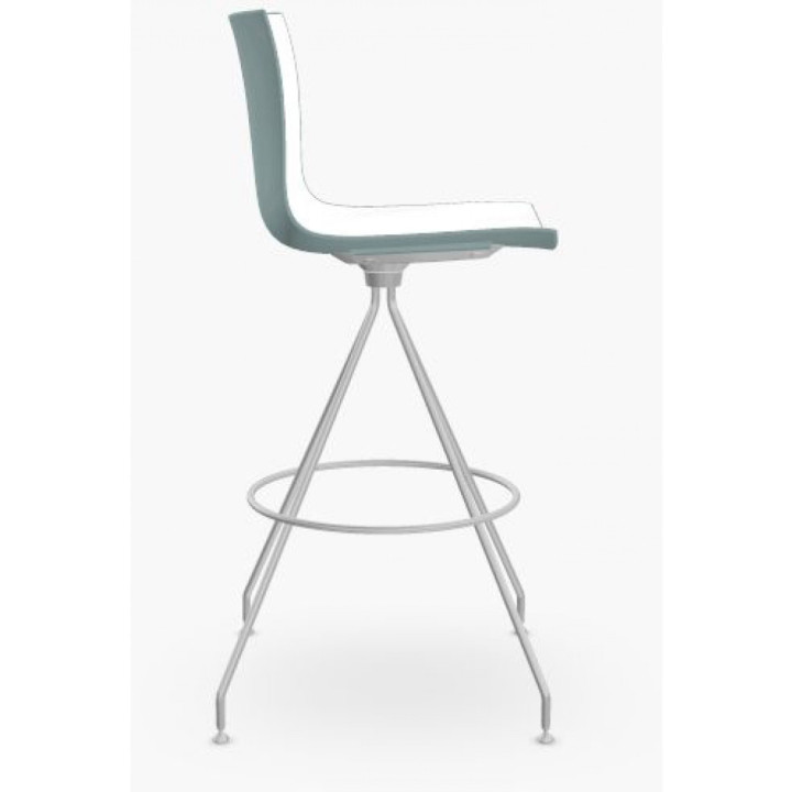 Arper - Catifa 46 0487 Barhocker zweifarbig H 73cm Arper - Catifa 46 0487 Barhocker zweifarbig H 73cm