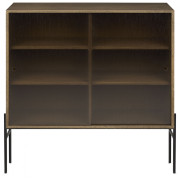 Northern - Hifive Glas Schrank 100 - Hoch / Eiche geräuchert Northern - Hifive Glas Schrank 100 - Hoch / Eiche geräuchert