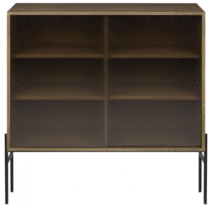 Northern - Hifive Glas Schrank 100 - Hoch / Eiche geräuchert Northern - Hifive Glas Schrank 100 - Hoch / Eiche geräuchert