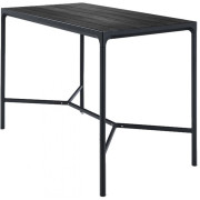 Houe - Four Outdoor Bartisch - Alu Schwarz | 90 x 160 cm