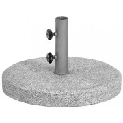 Weishäupl - Schirmständer Granit Geflammt Rund - 75 kg / Hülse Ø62 mm