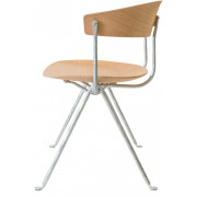 Magis - Officina Bank - Verzinkt/Natur Buche