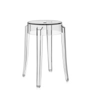 Kartell - Charles Ghost Hocker - 46 cm | Glasklar