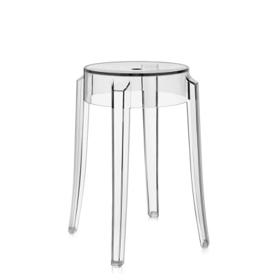 Kartell - Charles Ghost Hocker - 46 cm | Glasklar Kartell - Charles Ghost Hocker - 46 cm | Glasklar