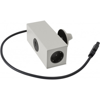 Muuto - Linear System Tisch Steckdose - Grau Muuto - Linear System Tisch Steckdose - Grau