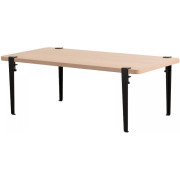 TIPTOE - Santiago Couchtisch aus recyceltem Altholz - Ash Pink