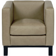 Lambert - Bella Sessel - Grau (Leder Santa Fe)