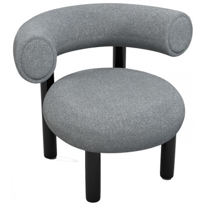 Tom Dixon - Fat Loungestuhl - Grau (Hallingdal 130) Tom Dixon - Fat Loungestuhl - Grau (Hallingdal 130)