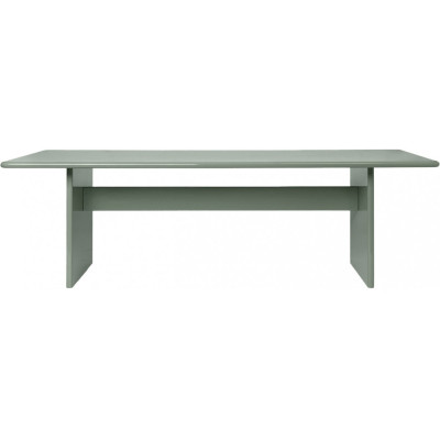 Ferm Living - Rink Esstisch L - Teegrün