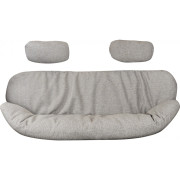 Cane-line - Hive 2-Stizer Sofa Kissensatz inkl. Nackenkissen - Hellbraun (Rise)