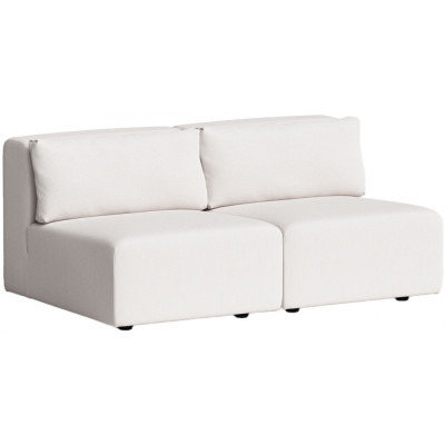 TIPTOE - Bridge Sofa 2-Sitzer mit Rückenkissen - Schneeweiß | ohne Armlehne TIPTOE - Bridge Sofa 2-Sitzer mit Rückenkissen - Schneeweiß | ohne Armlehne