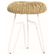 mogg - Donut Hocker Natürlich - 45 cm / Weiß