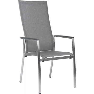 Stern - Mika Stapelsessel hoch - Grau / Aluminium Anthrazit Stern - Mika Stapelsessel hoch - Grau / Aluminium Anthrazit