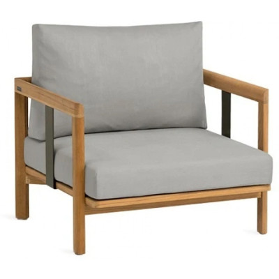 Weishäupl - New Hampton Sessel - Metallwangen Anthrazit | Marine (Acryltuch) Weishäupl - New Hampton Sessel - Metallwangen Anthrazit | Marine (Acryltuch)